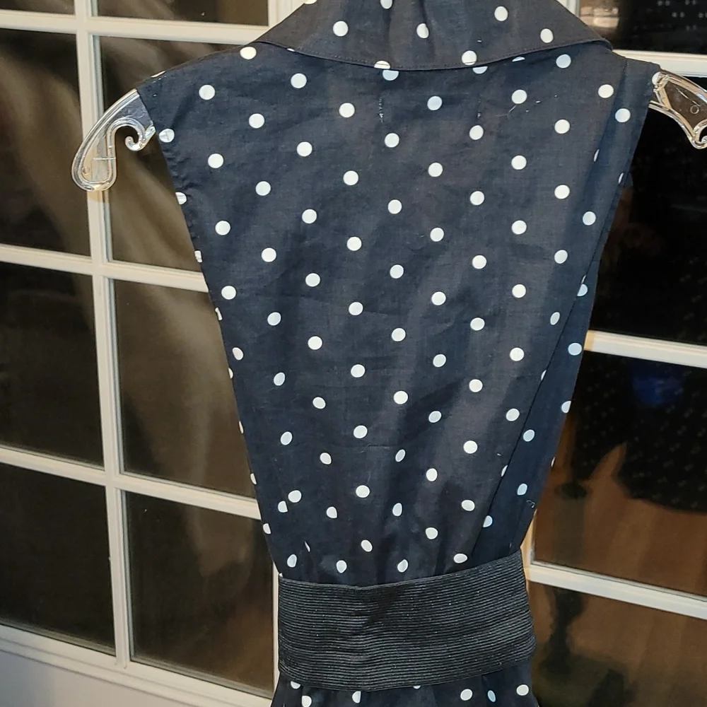 Bailey Blue Polka Dot Dress - Picture 9 of 10